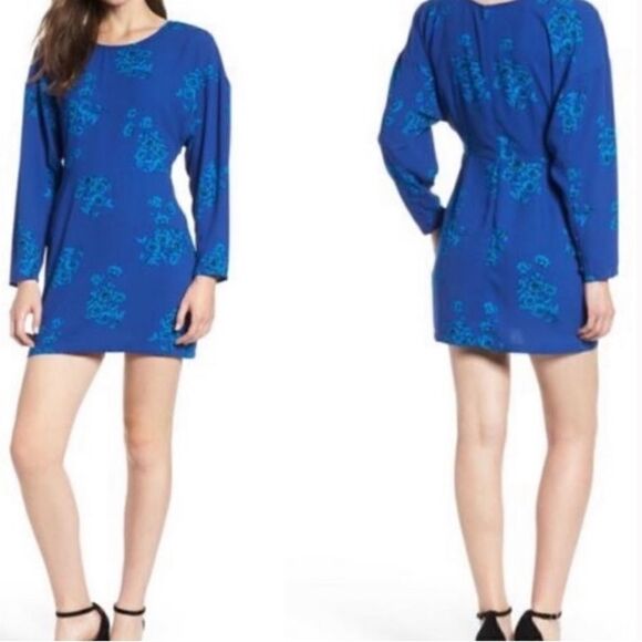 Leith women’s small Dress, Floral, sheer, long sleeve, ballet core - Picture 1 of 8